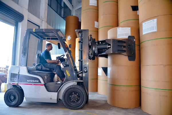 Sturdy grey back and white back box board sample