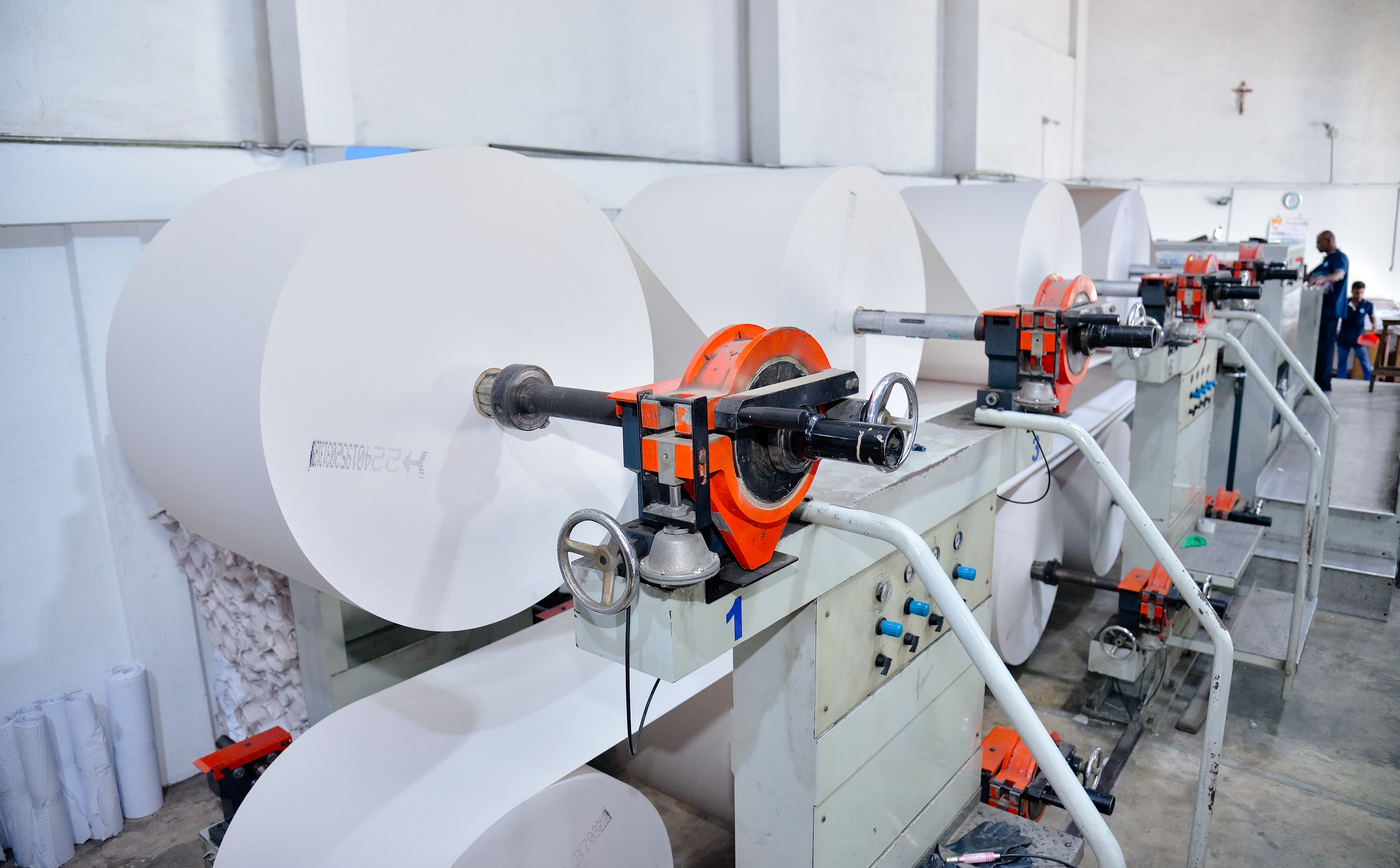 High-quality eco-friendly newsprint paper sample